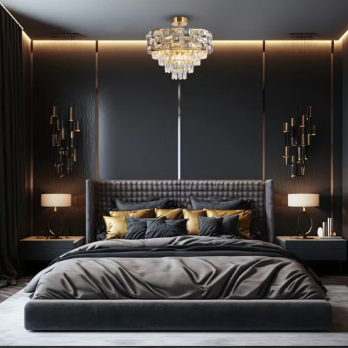 LUXURIA csillár mennyezeti lámpa 9xE14 Milagro