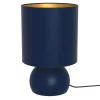 VICKY LED Asztali lámpa Navy Blue 1xE27 Milagro