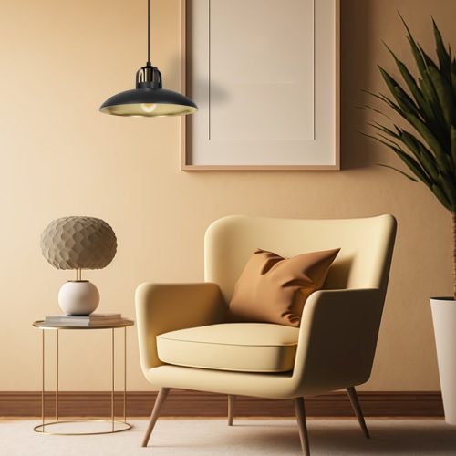 FELIX Fekete arany függőlámpa 1xE27 Milagro