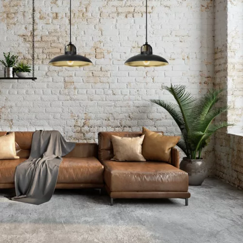 FELIX Black Gold függesztett mennyezeti lámpa 2xE27 Milagro