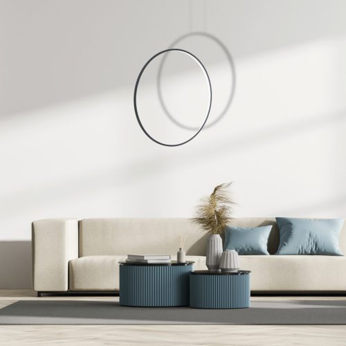 Saturno Black 46W LED Milagro mennyezeti lámpa