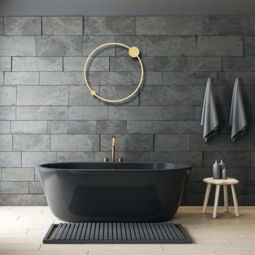 SATURNO Arany mennyezeti lámpa 46W LED Milagro