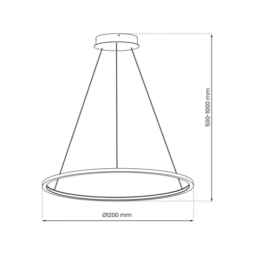 Saturno Gold 65W LED Milagro függő mennyezeti lámpa