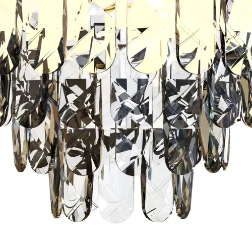 LUXURIA Felületre szerelhető LED mennyezeti lámpa 9xE14 Milagro