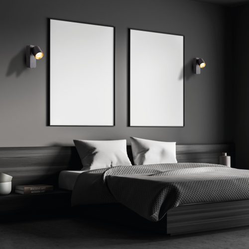 Andy fali lámpa 1xGU10 Black Gold Milagro