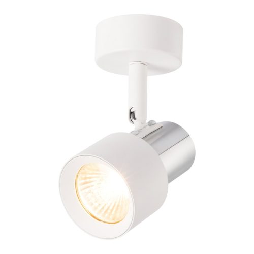 Felületre szerelhető halogén lámpatest Cino 1xGU10 White Chrome Spot Milagro