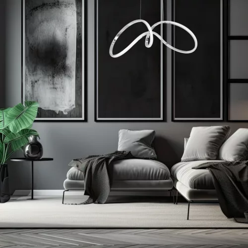 TESORO króm 48W LED Milagro mennyezeti lámpa