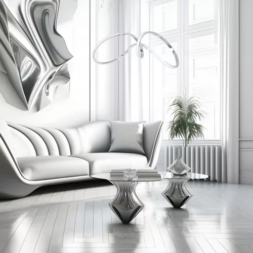 TESORO króm 48W LED Milagro mennyezeti lámpa