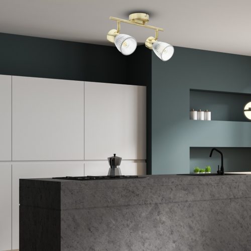 LEGJOBB arany mennyezeti lámpa 2xE14 Milagro