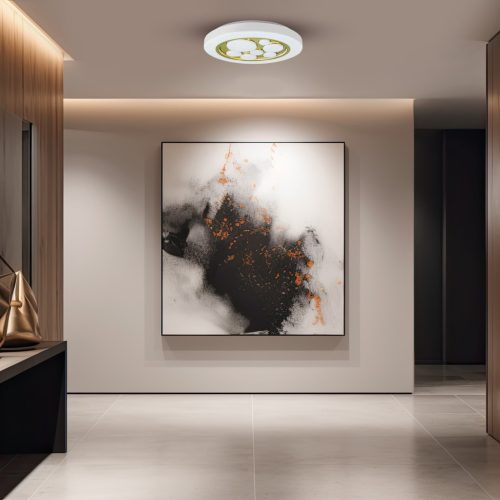 LED felületre szerelhető mennyezeti lámpa BUBBLES Gold 30W Ø390 mm Milagro