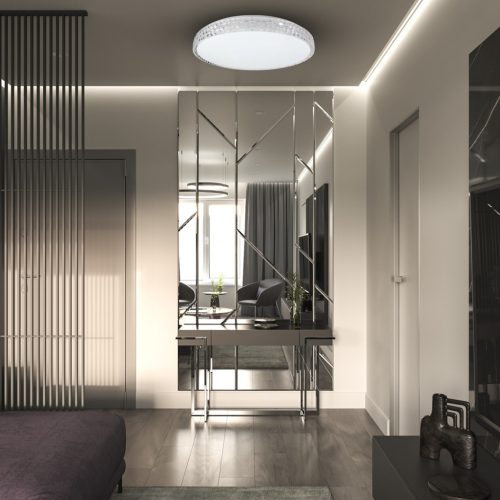 LED felületre szerelhető mennyezeti lámpa SHINY CLEAR 34W Ø490 mm Milagro