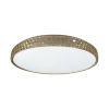 FÉNYES felületre szerelhető LED mennyezeti lámpa borostyán 34W Ø490 mm Milagro