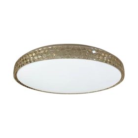   FÉNYES felületre szerelhető LED mennyezeti lámpa borostyán 34W Ø490 mm Milagro