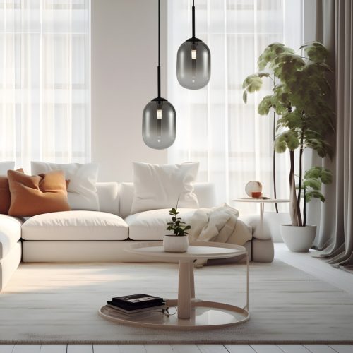 ALIAS Fekete mennyezeti lámpa 1xE14 fi 120 Milagro