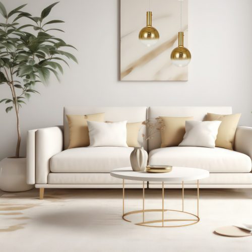 TORONTO mennyezeti függőlámpa 1xGU10 fehér és arany Milagro