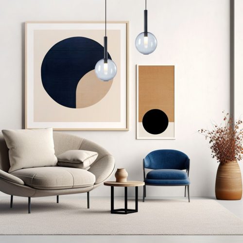 NIKO fekete mennyezeti lámpa 1xG9 fi 200 Milagro