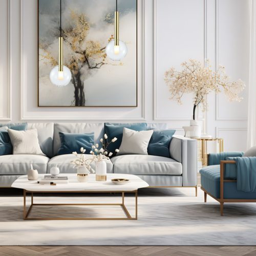 NIKO Arany függő mennyezeti lámpa 1xG9 fi 150 Milagro