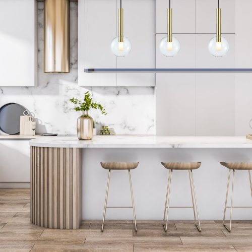 NIKO Arany függő mennyezeti lámpa 1xG9 fi 150 Milagro