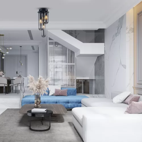 PAX mennyezeti lámpa fekete 3xG9 Milagro