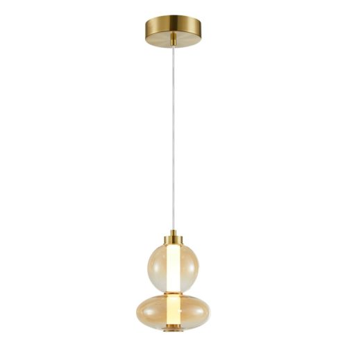 DAPHNE Borostyán mennyezeti lámpa 12W Milagro