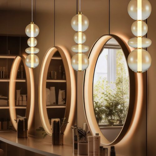 DAPHNE Borostyán mennyezeti lámpa 36W Milagro