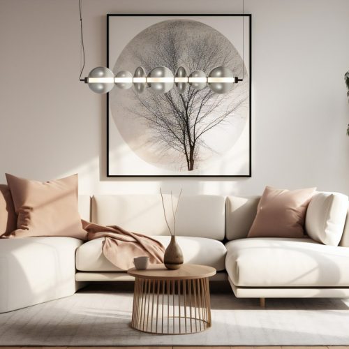 DAPHNE SMOKED 40W mennyezeti lámpa Milagro