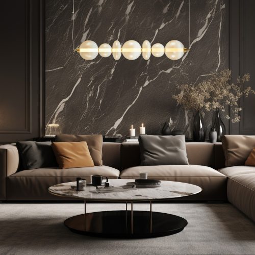 DAPHNE Borostyán mennyezeti lámpa 40W Milagro