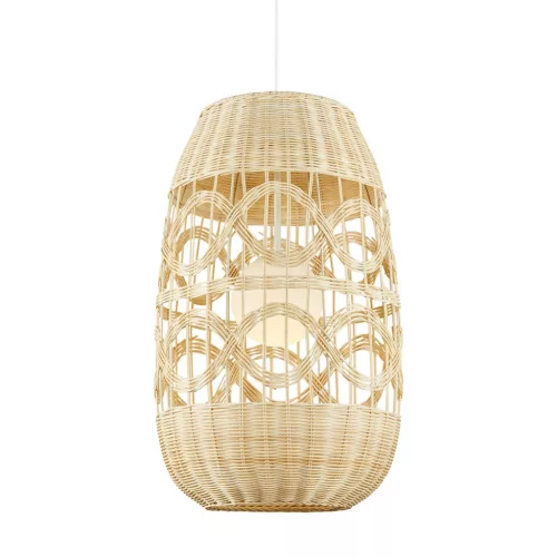 ARONA Rattan függesztett mennyezeti lámpa 1xE14 fi 400 Milagro