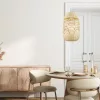 ARONA Rattan függesztett mennyezeti lámpa 1xE14 fi 400 Milagro