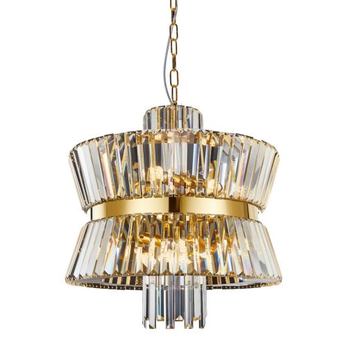 AURELIA Arany csillár mennyezeti lámpa 12xE14 Milagro