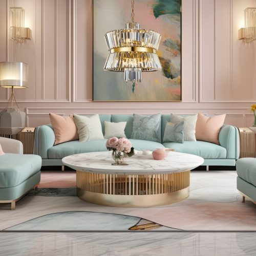 AURELIA Arany csillár mennyezeti lámpa 12xE14 Milagro