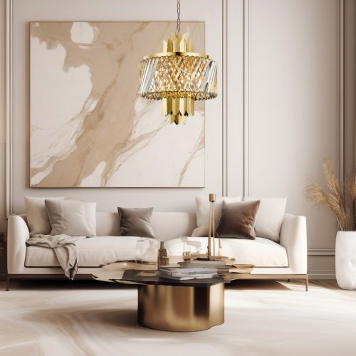 MARGOT csillár mennyezeti lámpa arany 6xE14 Milagro