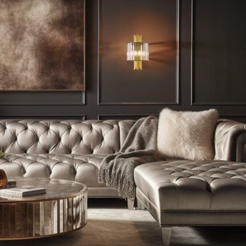 MARGOT Falilámpa Arany 2xE14 Milagro