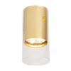 Felületre szerelt HALOGÉN Downlight Tube Spot Ricky Round Gold GU10 MILAGRO