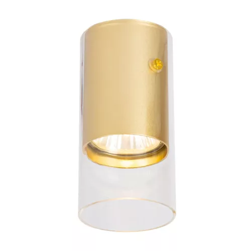 Felületre szerelt HALOGÉN Downlight Tube Spot Ricky Round Gold GU10 MILAGRO