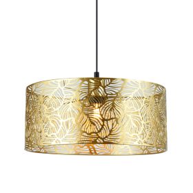   Felületre szerelhető függő mennyezeti lámpa virágmintás virágmintás 1xE27 arany MILAGRO