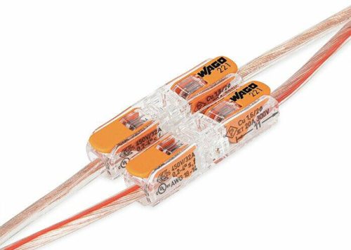 Telepítési csatlakozó Gyorscsatlakozó WAGO 221-2411 KÁBELE 2x0,2-4mm