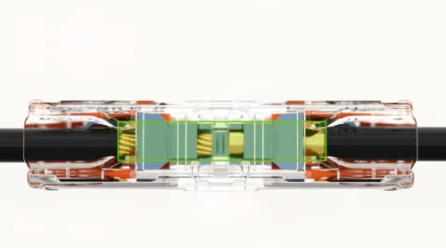 Telepítési csatlakozó Gyorscsatlakozó WAGO 221-2411 KÁBELE 2x0,2-4mm