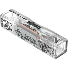   Beépítési csatlakozó Gyorscsatlakozó 2773-2401 Átmenő furat 2x4mm WAGO