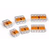 WAGO 221-412 gyorscsatlakozó beépítési csatlakozó kábelhez 2x0,2-4 mm