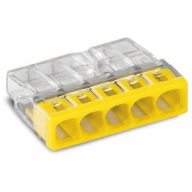   WAGO 2273-205 gyorscsatlakozó beépítési csatlakozó vezetékhez 5x0,5-2,5 mm