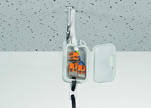 WAGO 221-615 gyorscsatlakozós beépítési csatlakozó 5x0,5-6 mm-es kábelhez