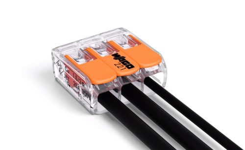 WAGO 221-615 gyorscsatlakozós beépítési csatlakozó 5x0,5-6 mm-es kábelhez