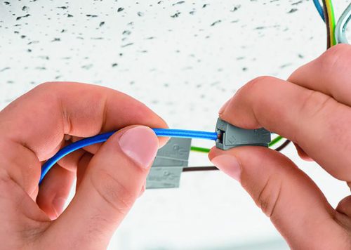 Világítás csatlakozó WAGO 224-101 gyorscsatlakozó 0,5-2,5 mm-es KÁBELhez