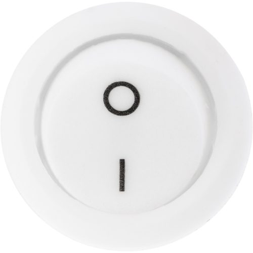 BE/KI bútor billenőkapcsoló, fehér