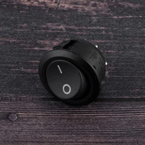 BE/KI bútor billenőkapcsoló, fekete