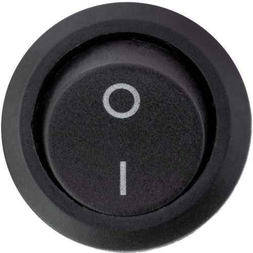 BE/KI bútor billenőkapcsoló, fekete