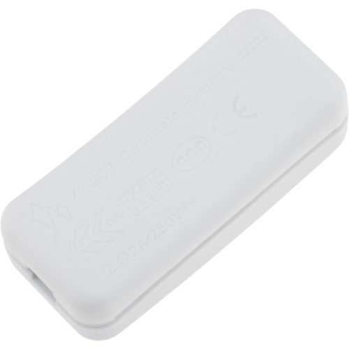 Billenőkapcsoló fehér bepattintható kábellel