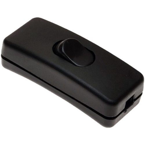 Billenőkapcsoló fekete bepattintható kábellel