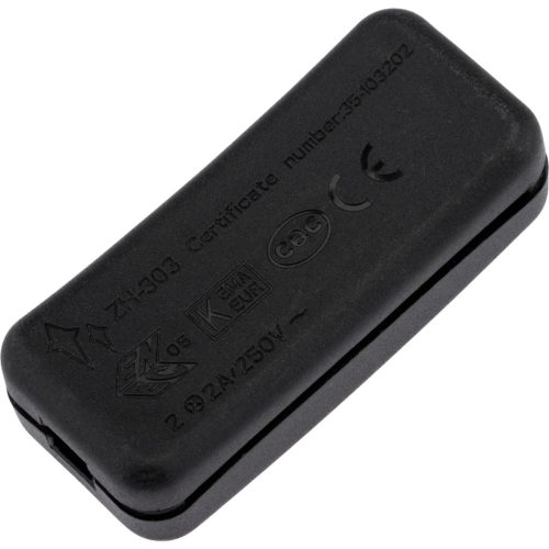 Billenőkapcsoló fekete bepattintható kábellel